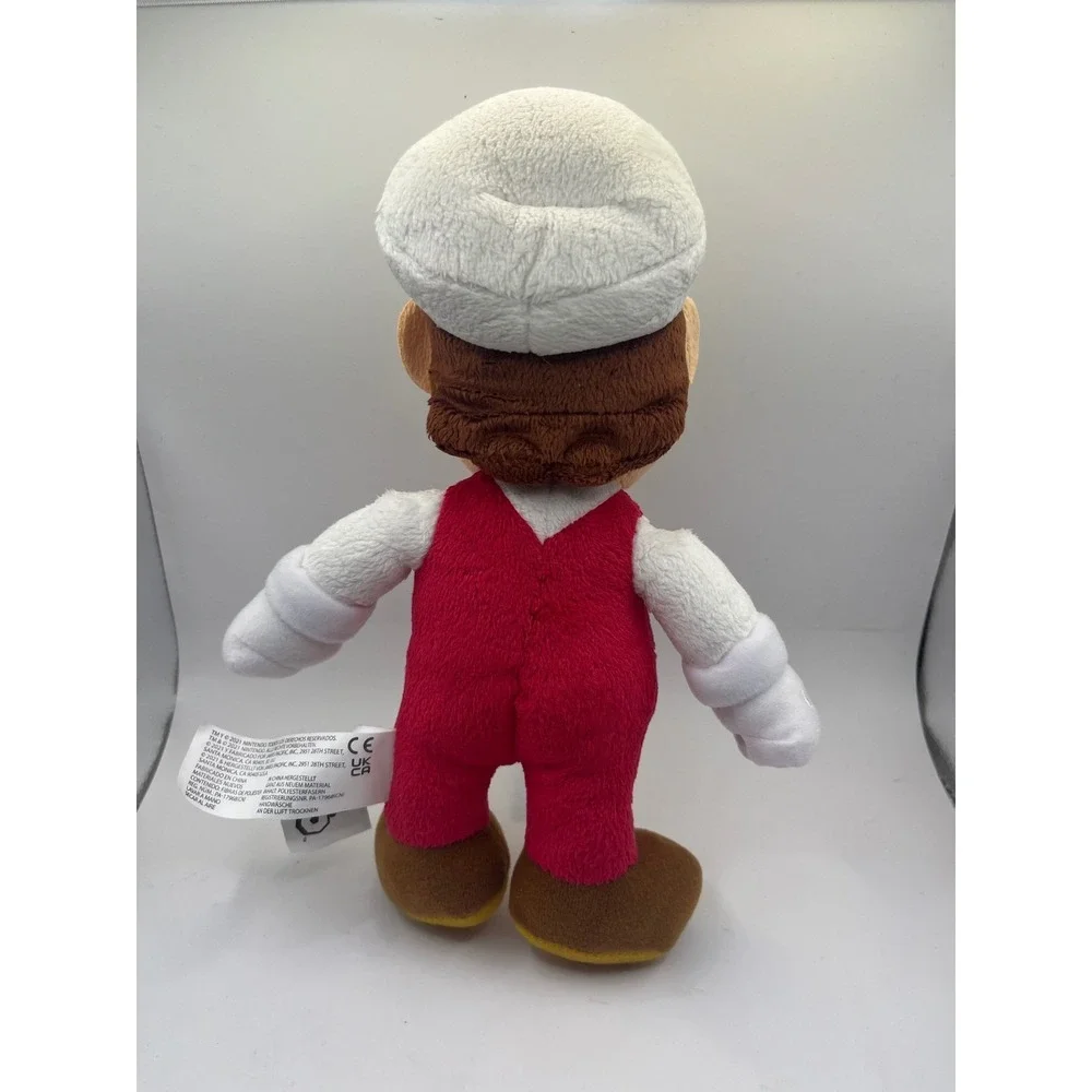 Super Mario Fire‎ Mario Plush Stuffed Toy Nintendo Fireman Character